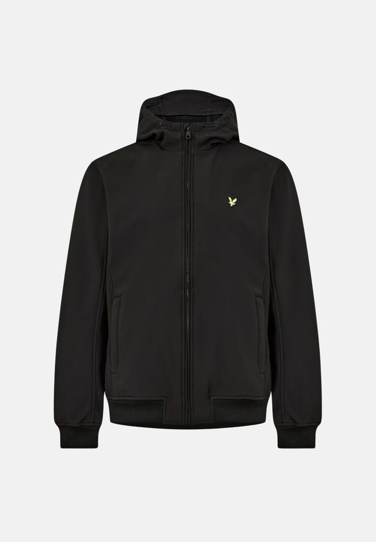 LYLE & SCOTT Giacca a vento softshell foderata in pile nera da uomo JK2110V Z865 LYLE & SCOTT 