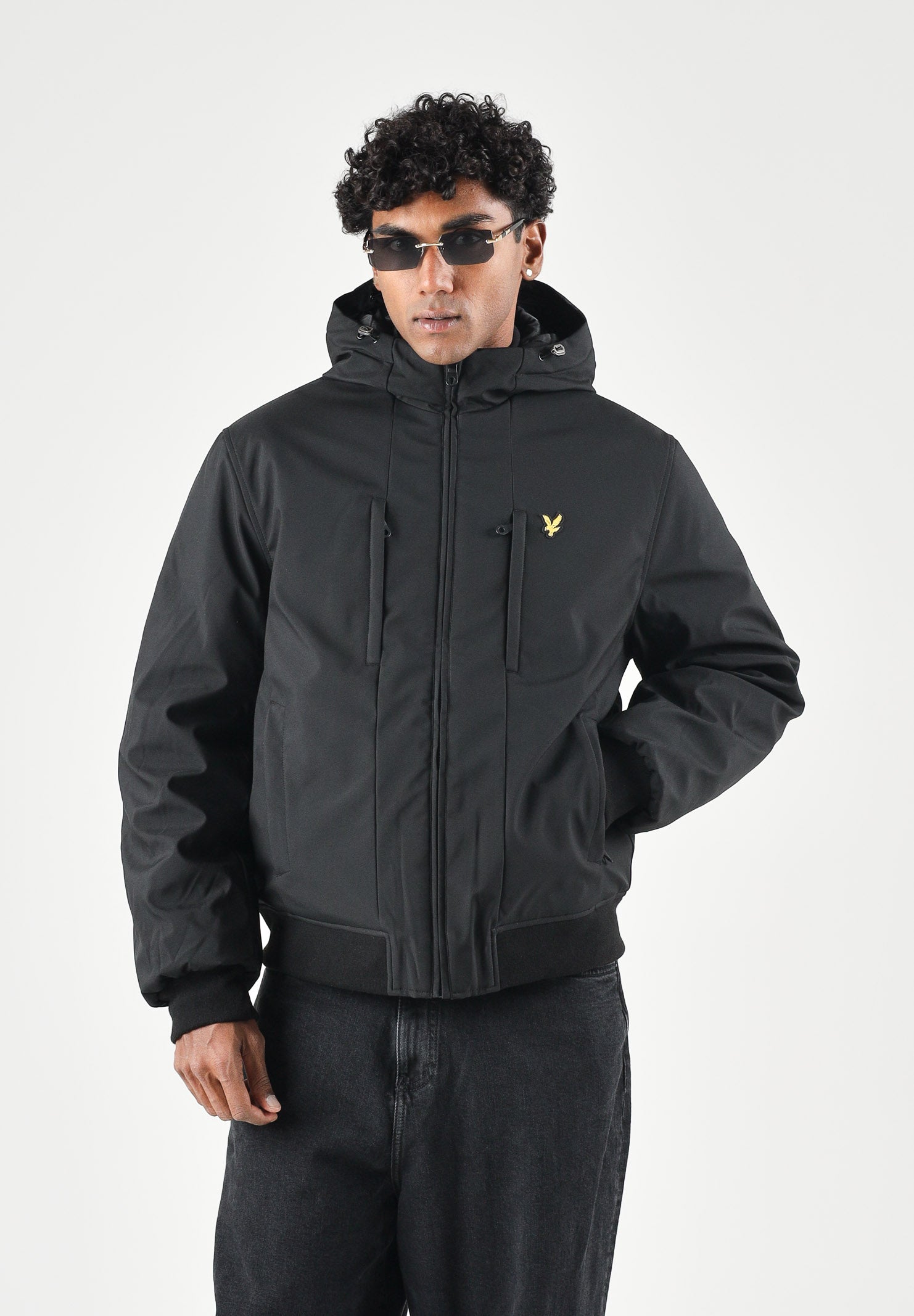 LYLE & SCOTT Giacca a vento  WADDED SOFTSHELL nero da uomo JK2520V Z865 LYLE & SCOTT 