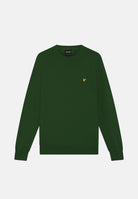 LYLE & SCOTT Maglioncino girocollo verde da uomo con mini logo KN2110VC Y295 LYLE & SCOTT 