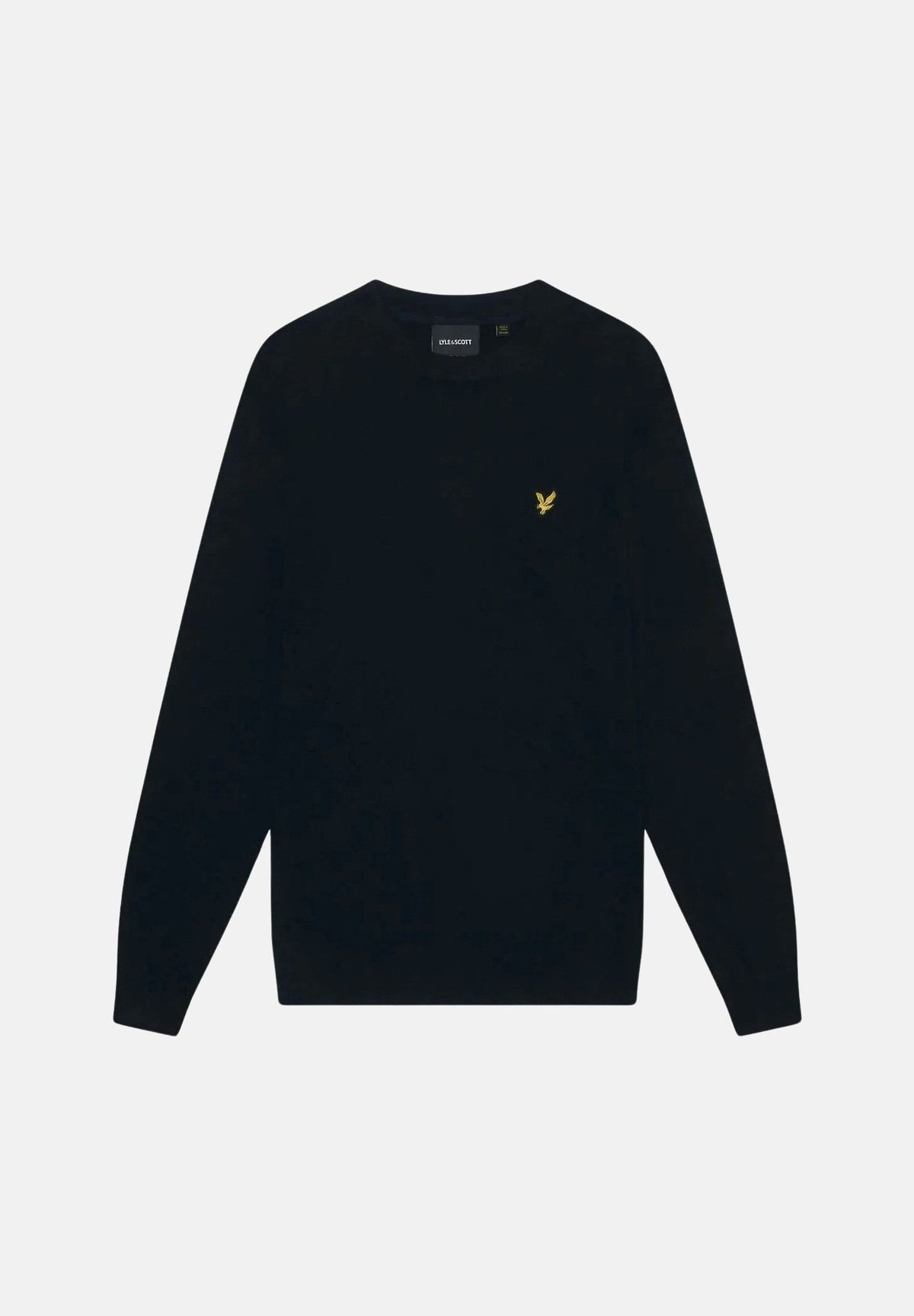 LYLE & SCOTT Maglioncino girocollo navy-blu scuro da uomo con mini logo KN2110VC Z271 LYLE & SCOTT 