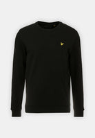 LYLE & SCOTT Maglioncino girocollo nero da uomo con mini logo KN2110VC Z865 LYLE & SCOTT 