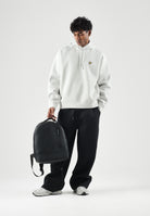 LYLE & SCOTT Felpa con cappuccio CUSHIONED INTERLOCK HOODIE grigio ghiaccio da uomo ML2569V Z804 LYLE & SCOTT 