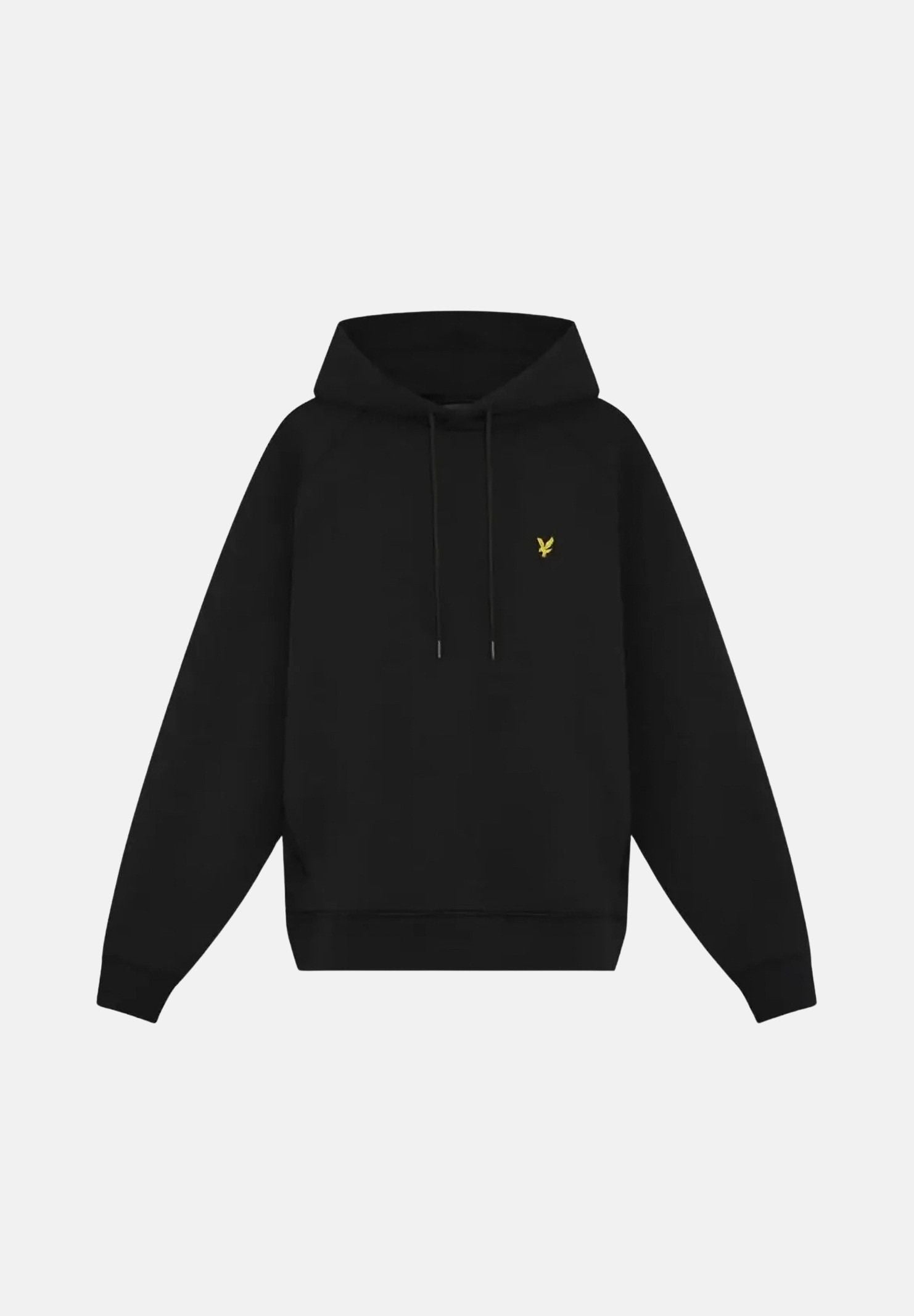 LYLE & SCOTT Felpa con cappuccio CUSHIONED INTERLOCK nero da uomo con mini logo ML2569V Z865 LYLE & SCOTT 
