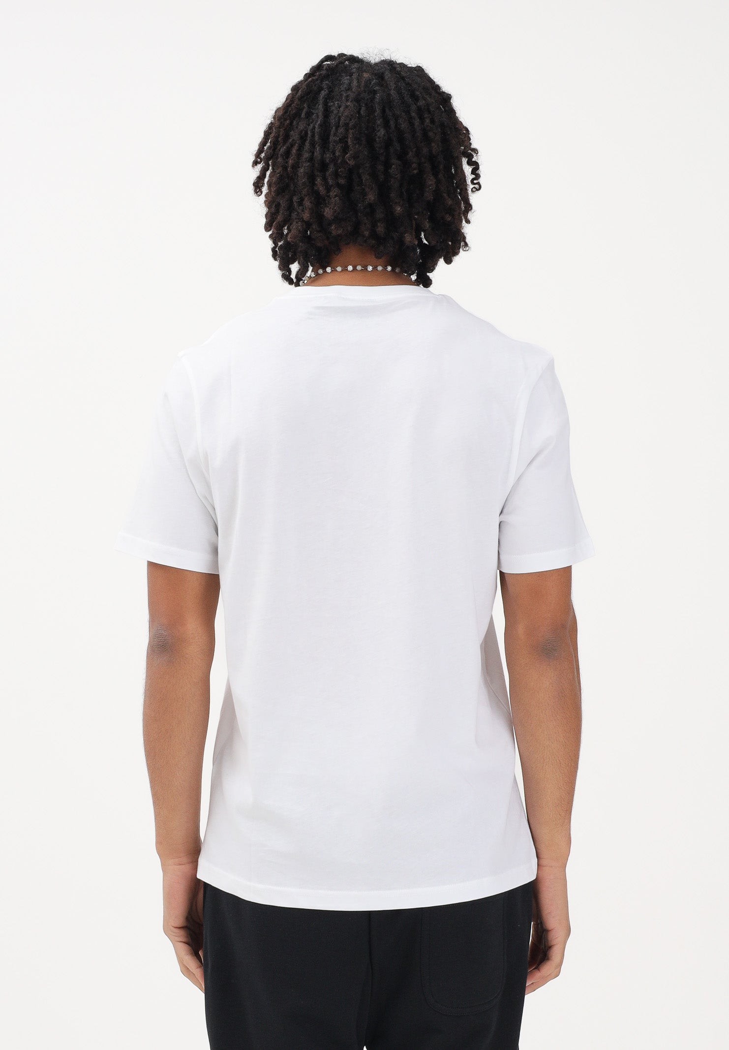 LYLE & SCOTT T-shirt a manica corta bianca da uomo con patch logo TS400VOG 626 LYLE & SCOTT 