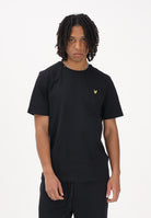 LYLE & SCOTT T-shirt a manica corta nera da uomo con logo TS400VOG Z865 LYLE & SCOTT 