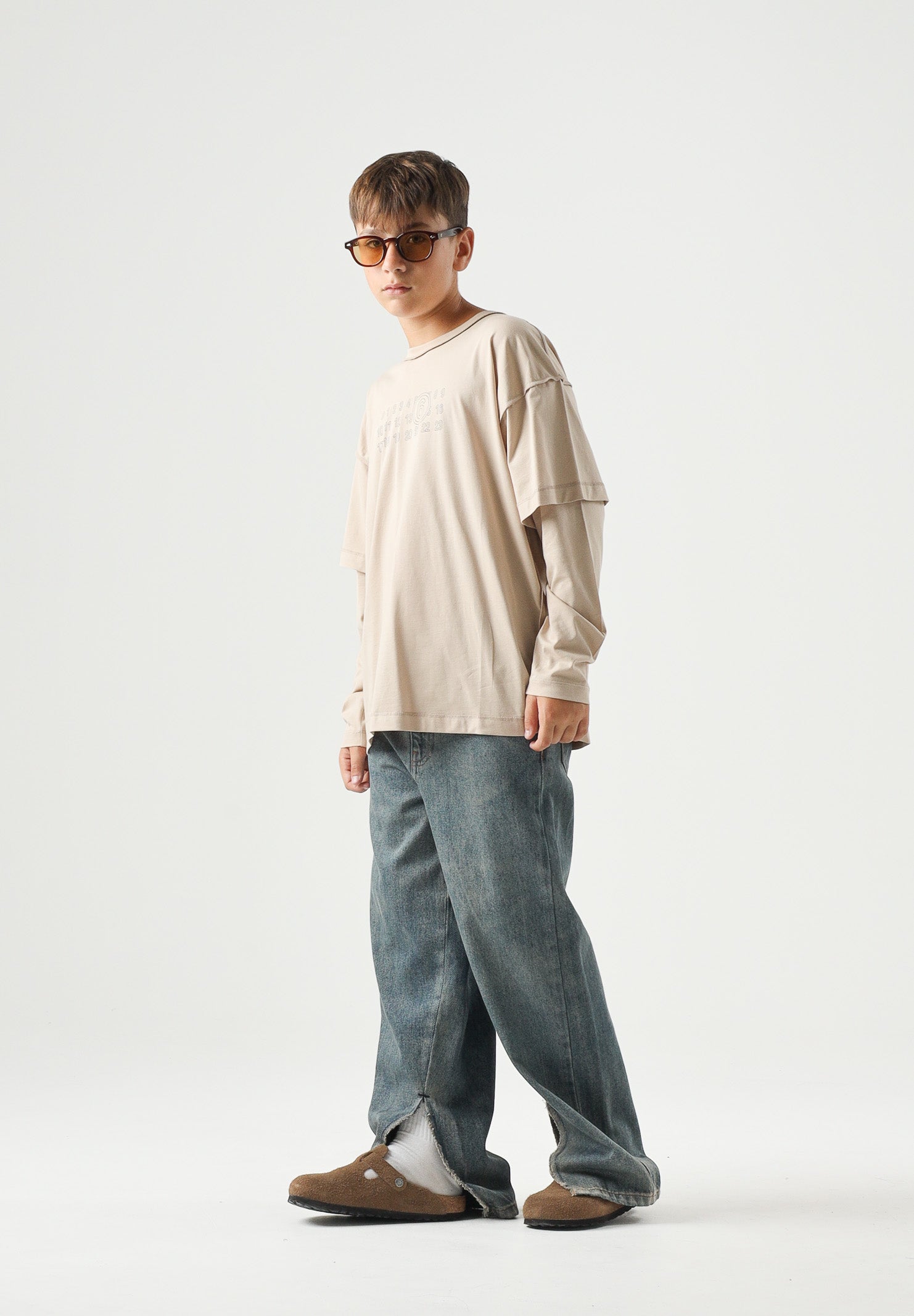 MM6 MAISON MARGIELA Jeans 5 Pockets in denim per donna, ragazzi e bambini con cinque tasche, gamba dritta M60452MM08D M601 MAISON MARGIELA 