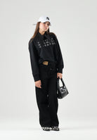 MM6 MAISON MARGIELA Jeans in denim nero per donna, ragazzi e bambini con taglio dritto M60969MM09E M6900 MAISON MARGIELA 