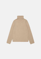 MM6 MAISON MARGIELA Dolcevita in misto lana beige per donna, ragazzi e bambinicon logo frontale M61064MM06Q M6712 MAISON MARGIELA 