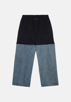 MM6 MAISON MARGIEL Jeans PANTS IBRID denim-nero per donna, ragazzi e bambini M61084MM09G M6C08 MAISON MARGIELA 