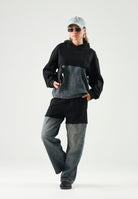 MM6 MAISON MARGIEL Jeans PANTS IBRID denim-nero per donna, ragazzi e bambini M61084MM09G M6C08 MAISON MARGIELA 