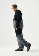 MM6 MAISON MARGIEL Jeans PANTS IBRID denim-nero per donna, ragazzi e bambini M61084MM09G M6C08 MAISON MARGIELA 