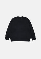 MM6 MAISON MARGIELA Felpa girocollo CREWNECK nera per donna, ragazzi e bambini con logo numerico MM6 stampato sul davanti. M61116MM02X M6900 MAISON MARGIELA 