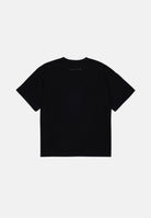 MM6 MAISON MARGIELA T-shirt manica corta nera per donna, ragazzi e bambini con logo numerico MM6 stampato sul davanti. M61117MM02Y M6900 MAISON MARGIELA 
