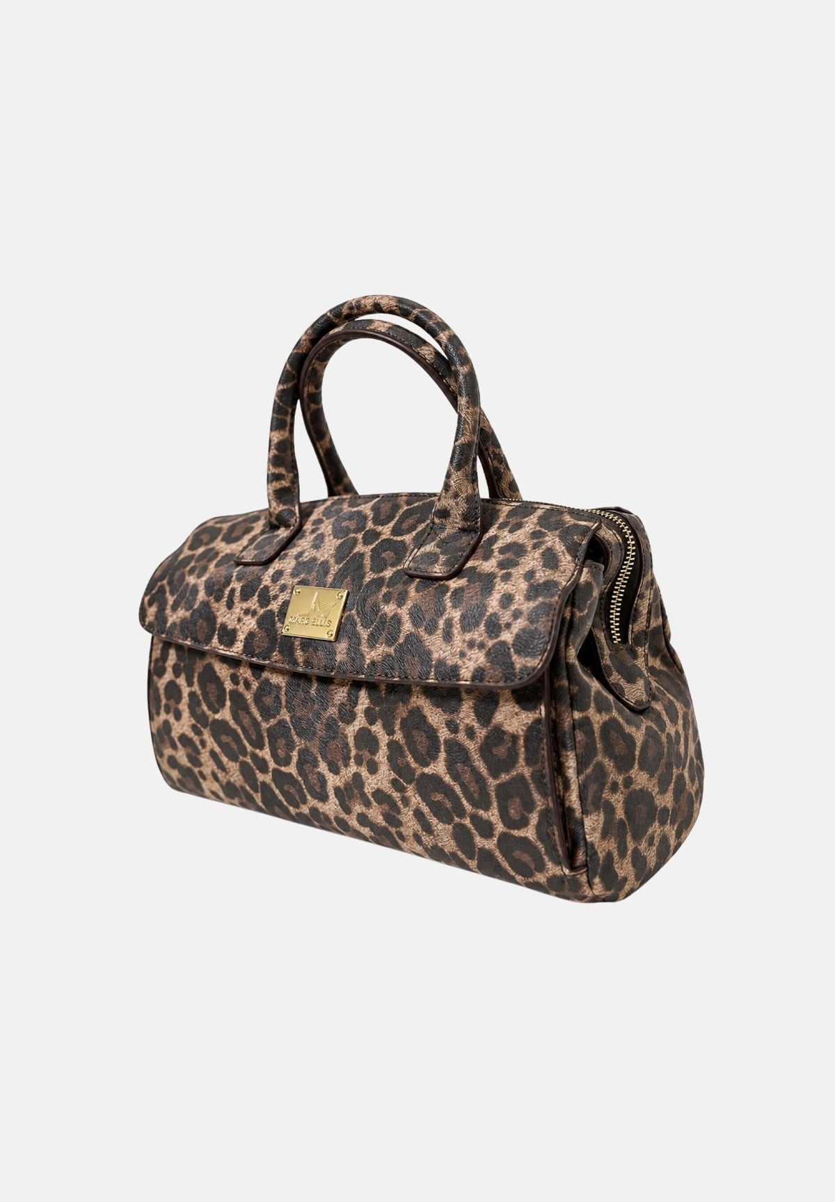 MARC ELLIS Borsa a mano ALYSA LEO marrone leopardato per donna con elegante stampa animalier ALYSA-LEO LE MARC ELLIS 