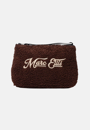 MARC ELLIS Pochette a mano BUBY FRIZZ C  marrone choccolate  per donna con soffice rivestimento in ecopelliccia effetto teddy BUBY-FRIZZ-C CH MARC ELLIS 