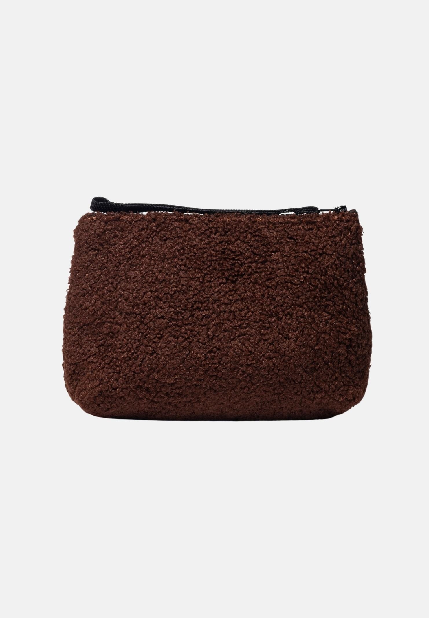 MARC ELLIS Pochette a mano BUBY FRIZZ C  marrone choccolate  per donna con soffice rivestimento in ecopelliccia effetto teddy BUBY-FRIZZ-C CH MARC ELLIS 