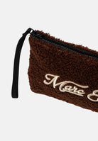 MARC ELLIS Pochette a mano BUBY FRIZZ C  marrone choccolate  per donna con soffice rivestimento in ecopelliccia effetto teddy BUBY-FRIZZ-C CH MARC ELLIS 