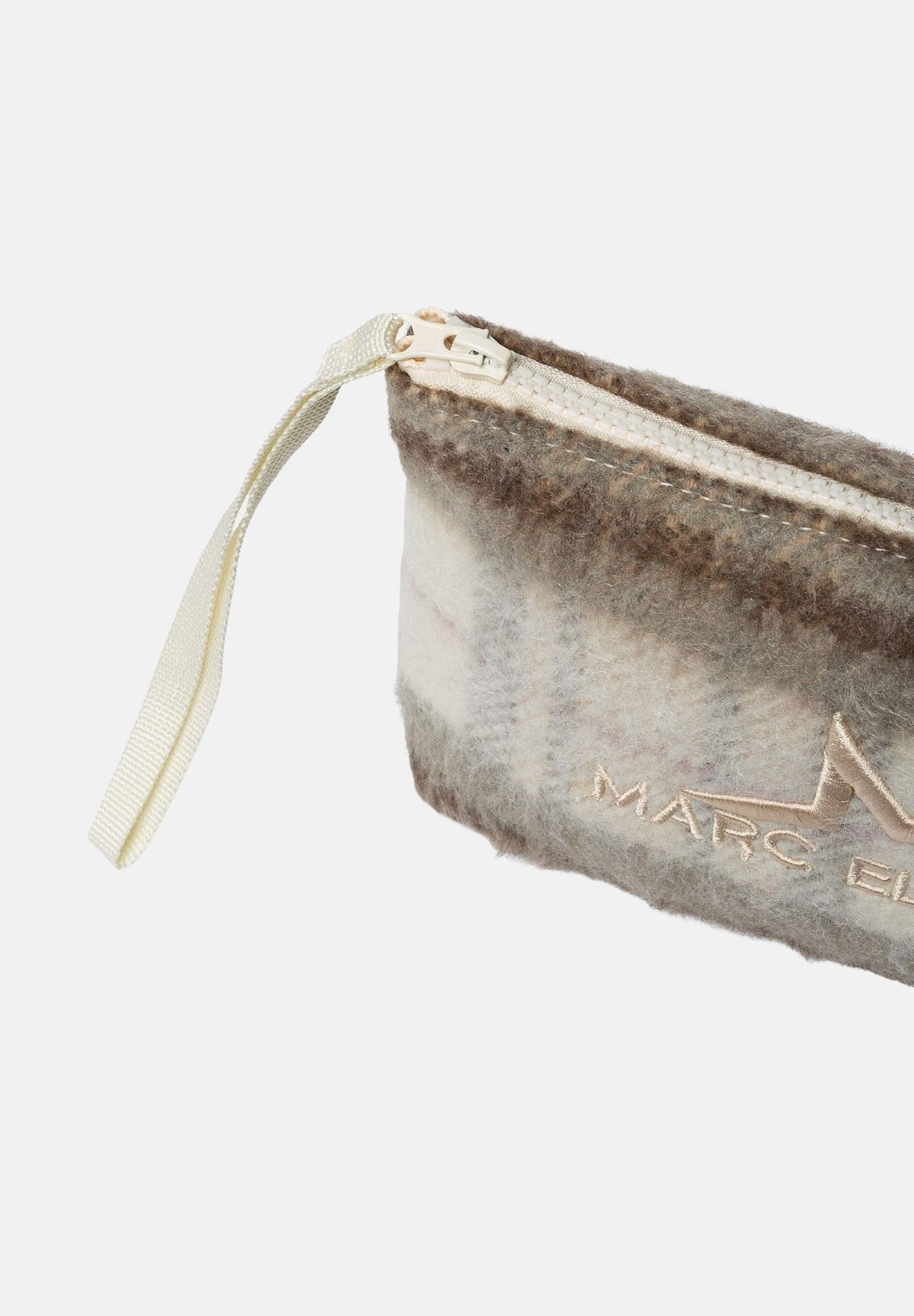 MARC ELLIS Pochette a mano BUBY PLAID  beige scuro per donna con raffinata fantasia scozzese plaid BUBY-PLAID-C DABE MARC ELLIS 