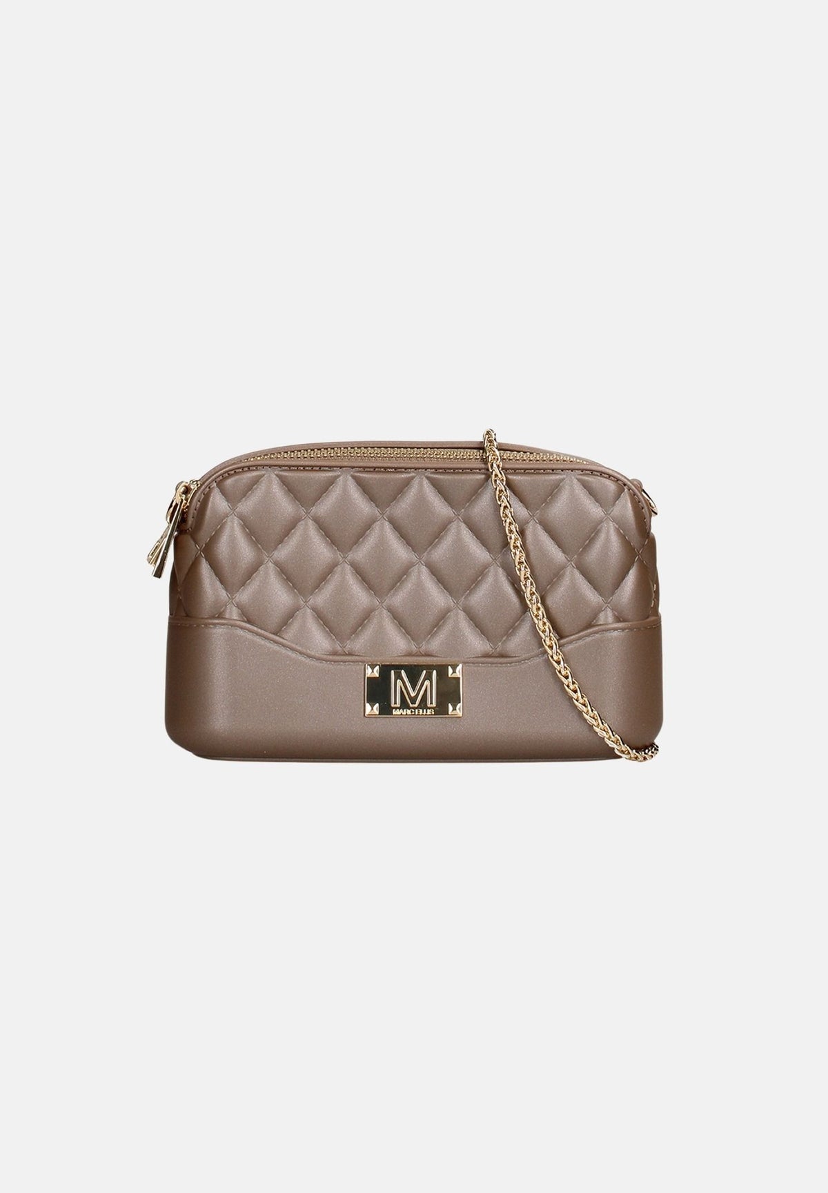 MARC ELLIS Borsa a tracolla FLAT-BLOOM  bronzo chiaro per donna con elegante trapuntatura FLAT-BLOOM-27 BRLIGO MARC ELLIS 