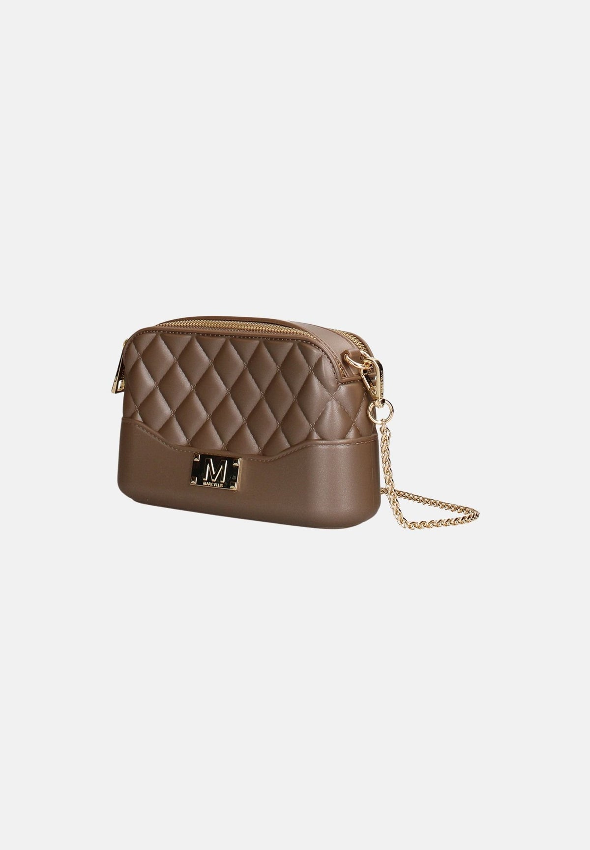 MARC ELLIS Borsa a tracolla FLAT-BLOOM  bronzo chiaro per donna con elegante trapuntatura FLAT-BLOOM-27 BRLIGO MARC ELLIS 