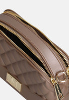MARC ELLIS Borsa a tracolla FLAT-BLOOM  bronzo chiaro per donna con elegante trapuntatura FLAT-BLOOM-27 BRLIGO MARC ELLIS 