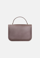 MARC ELLIS Borsa a mano FLAT EAR M cioccolato per donna con patta frontale, logo metallico e dettagli oro chiaro. FLAT-EAR-M CHLIGO MARC ELLIS 