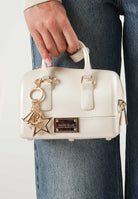 MARC ELLIS Borsa a mano FLAT-ESTREL S  beige chiaro per donna con finitura liscia gommata FLAT-ESTREL-S27 DABELIGO MARC ELLIS 