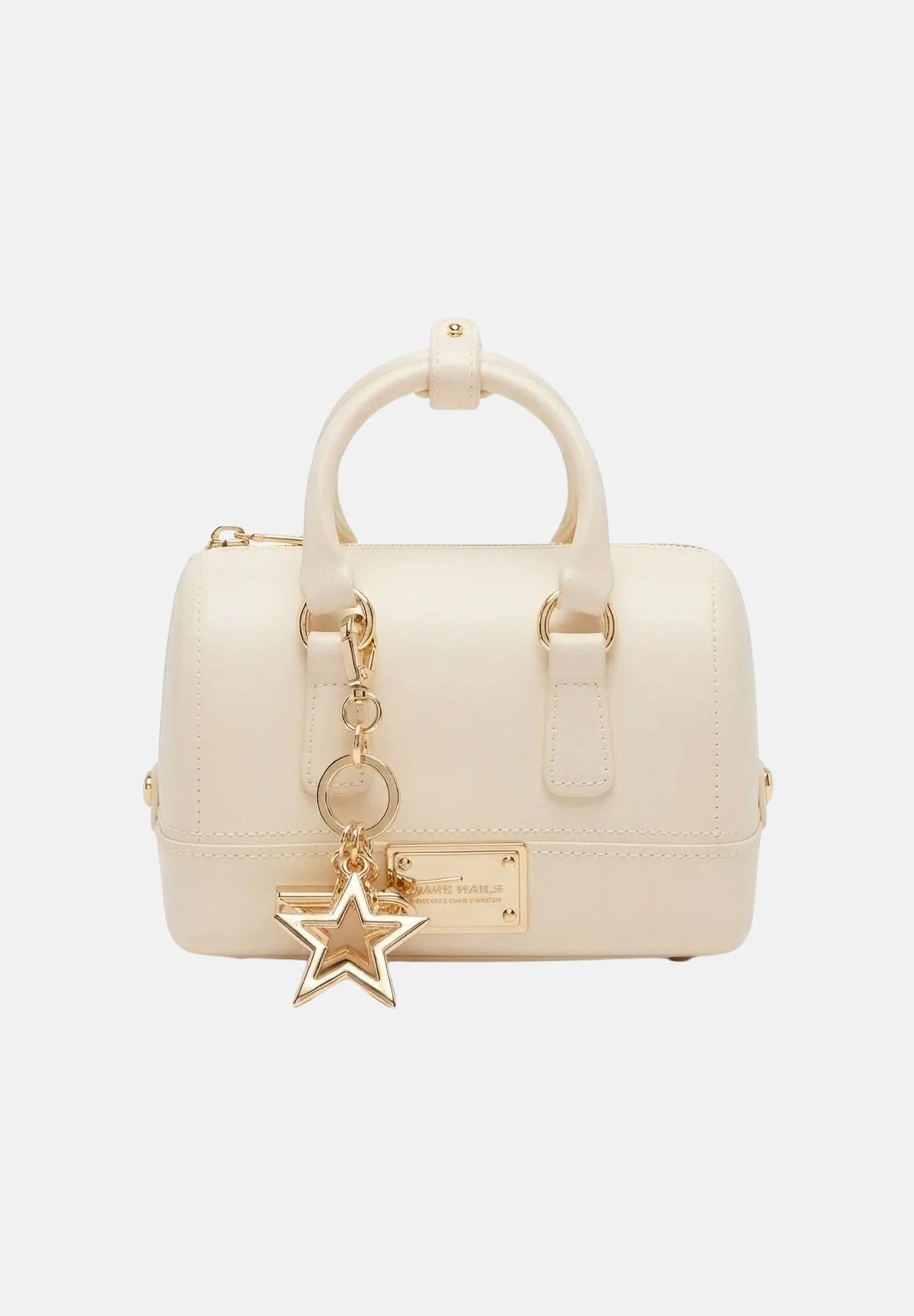 MARC ELLIS Borsa a mano FLAT-ESTREL S  beige chiaro per donna con finitura liscia gommata FLAT-ESTREL-S27 DABELIGO MARC ELLIS 