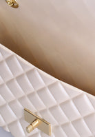 MARC ELLIS Borsa a tracolla FLAT FALCON M beige da donna con lavorazione trapuntata FLAT-FALCO-M27 DABEMAGO MARC ELLIS 