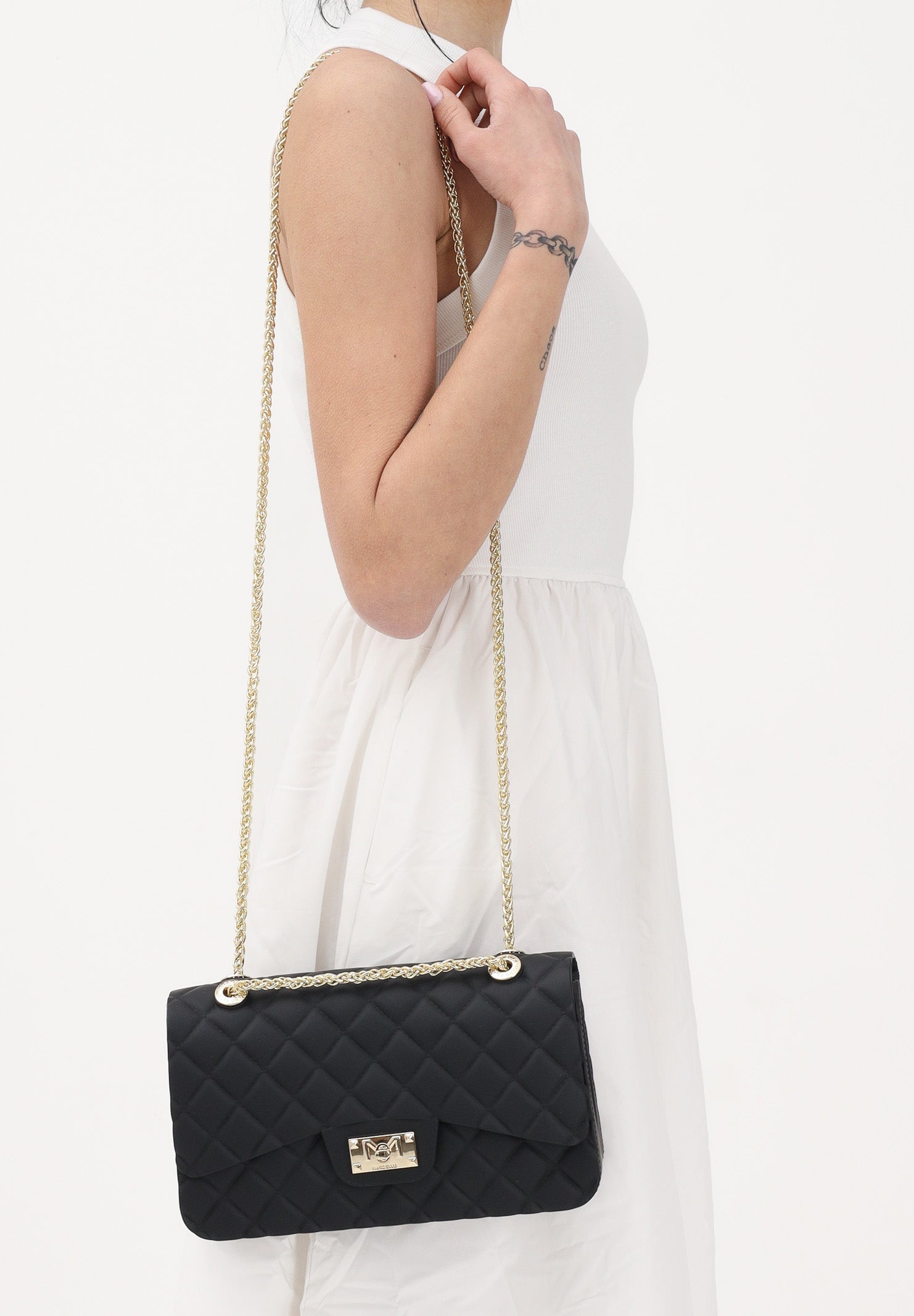MARC ELLIS Borsa a tracolla Flat Falcon M nera da donna FLAT-FALCON-M26 BLLIGO MARC ELLIS 