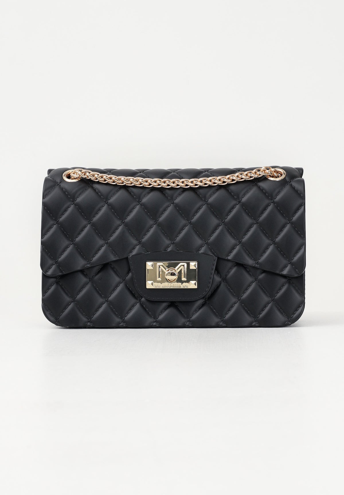 MARC ELLIS Borsa a tracolla Flat Falcon nera da donna con lavorazione trapuntata FLAT-FALCON BLLIGO MARC ELLIS 