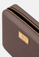 MARC ELLIS Borsa a tracolla FLAT-FLOWE choccolate light-marrone chiaro per donna con elegante finitura liscia gommata FLAT-FLOWE-27 CHLIGO MARC ELLIS 