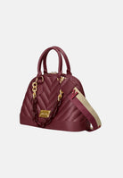 MARC ELLIS Borsa a mano FLAT MAYA M  bordeaux per donna con elegante lavorazione trapuntata a chevron FLAT-MAYA-M27 BUMAGO MARC ELLIS 