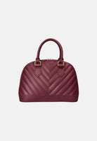 MARC ELLIS Borsa a mano FLAT MAYA M  bordeaux per donna con elegante lavorazione trapuntata a chevron FLAT-MAYA-M27 BUMAGO MARC ELLIS 