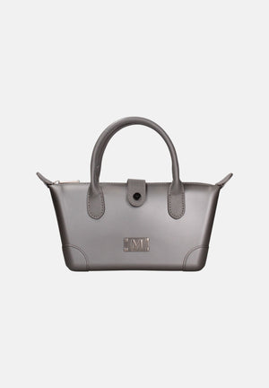 MARC ELLIS Borsa LOLLIPPOP grigio per donna con profilo svasato e manici rigidi superiori. LOLLIPOP-M27 EAGRMA MARC ELLIS 