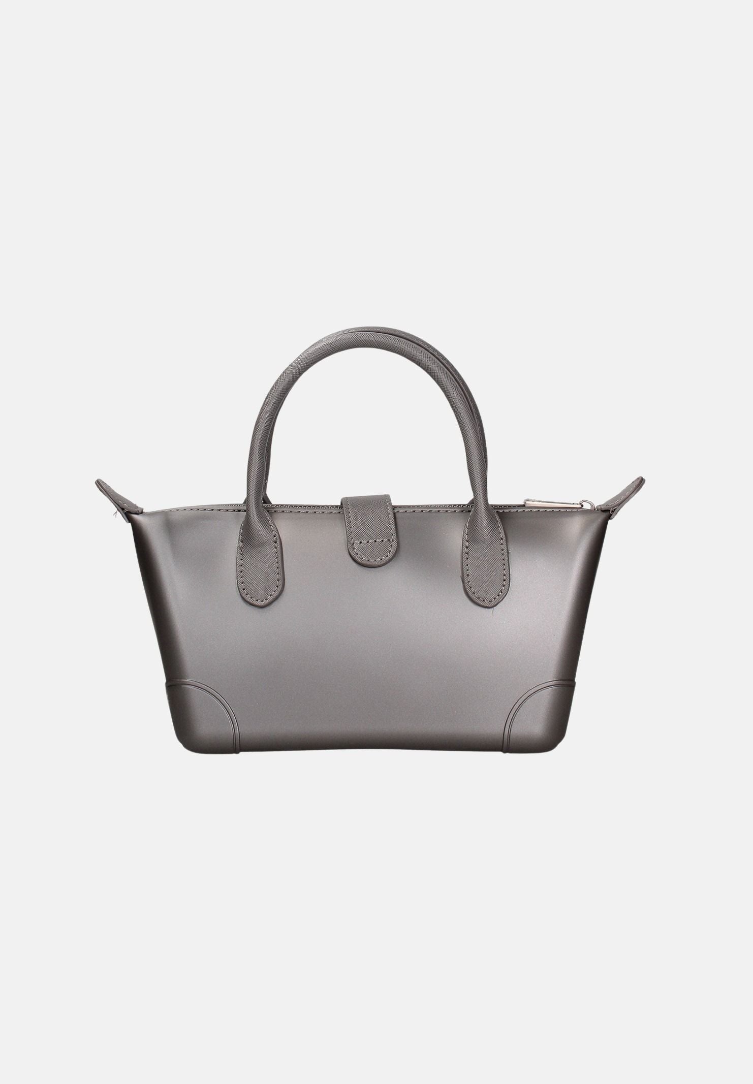 MARC ELLIS Borsa LOLLIPPOP grigio per donna con profilo svasato e manici rigidi superiori. LOLLIPOP-M27 EAGRMA MARC ELLIS 
