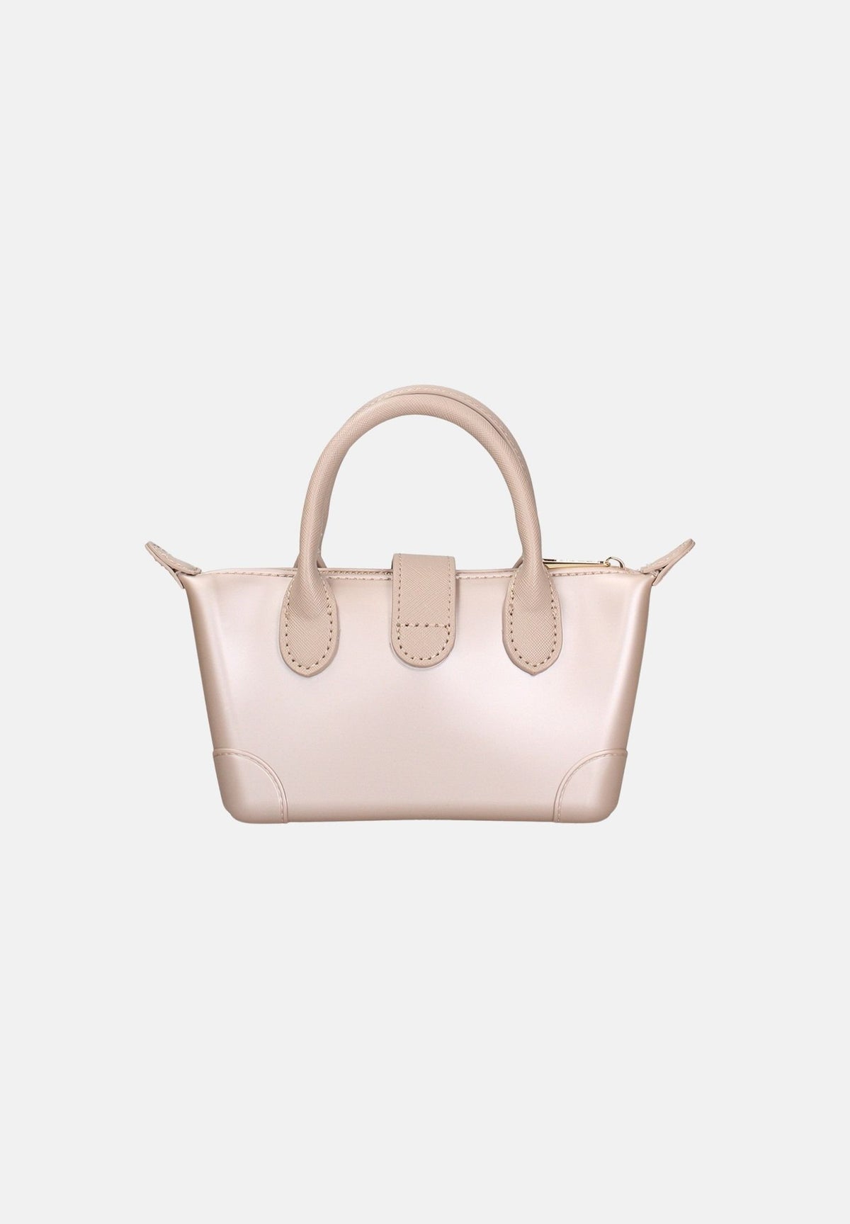 MARC ELLIS Borsa a mano LOLLIPOP S  beige scuro per donna con profilo svasato e manici rigidi superiori. LOLLIPOP-S27 DABELIGO MARC ELLIS 