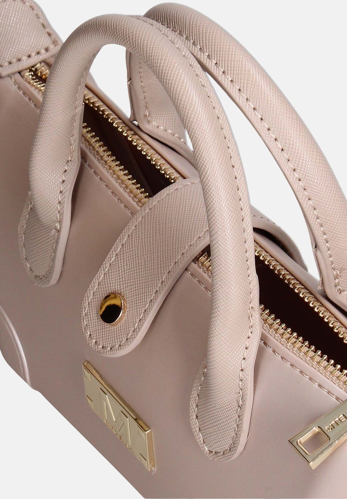 MARC ELLIS Borsa a mano LOLLIPOP S  beige scuro per donna con profilo svasato e manici rigidi superiori. LOLLIPOP-S27 DABELIGO MARC ELLIS 