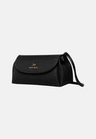 MARC ELLIS Borsa a tracolla SIBYL SUEDE nera per donna con elegante patta frontale trapuntata SIBYL-SUEDE BL MARC ELLIS 
