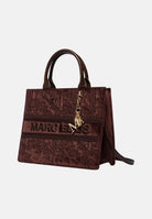MARC ELLIS Borsa SOPHY L  marrone cioccolato per donna con elegante motivo jacquard logato SOPHY-L CH MARC ELLIS 