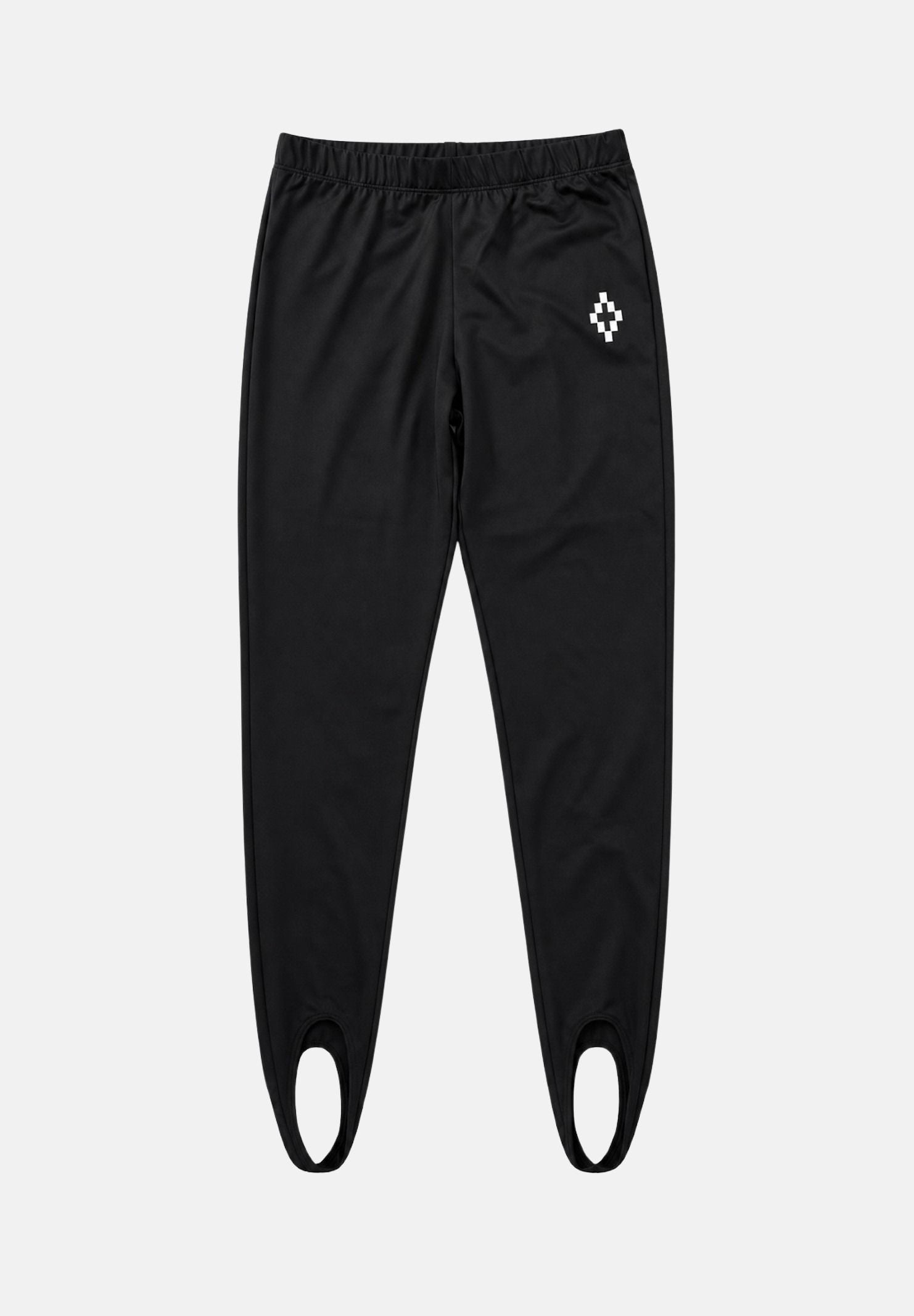 MARCELO BURLON COUNTY OF MILAN Leggings neri per donna con caratteristico design stirrup 26ICM30260 NE MARCELO BURLON COUNTY OF MILAN 