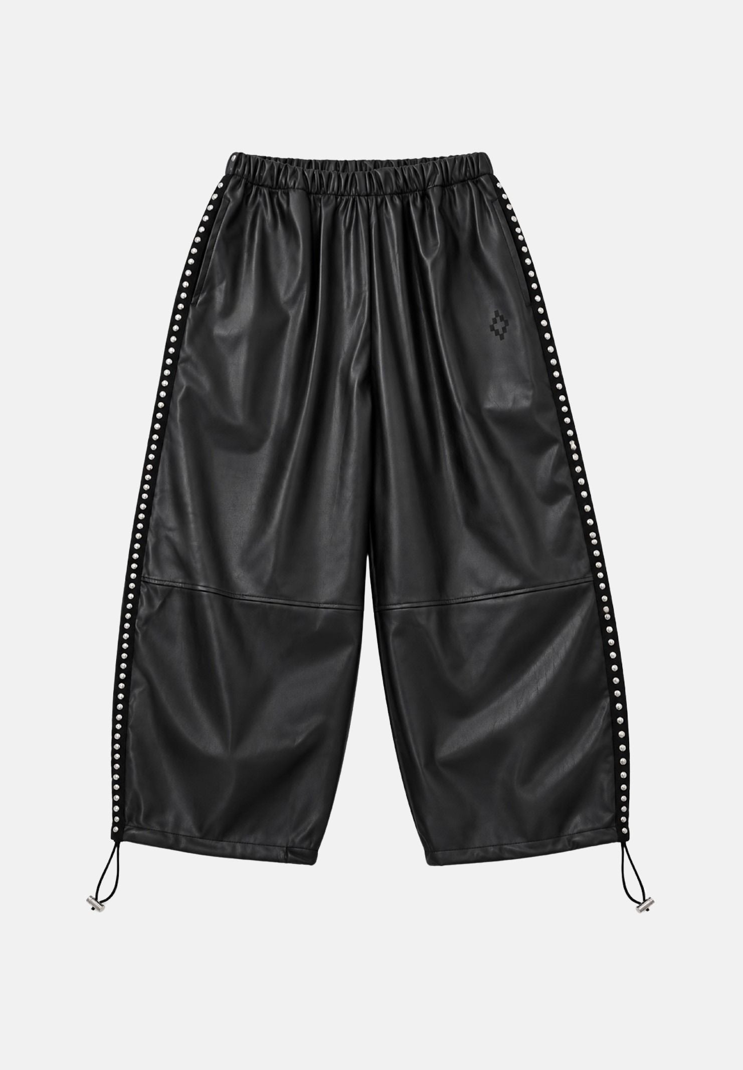 MARCELO BURLON COUNTY OF MILAN Pantaloni wide leg nero da donna 26ICM30278 NE MARCELO BURLON COUNTY OF MILAN 