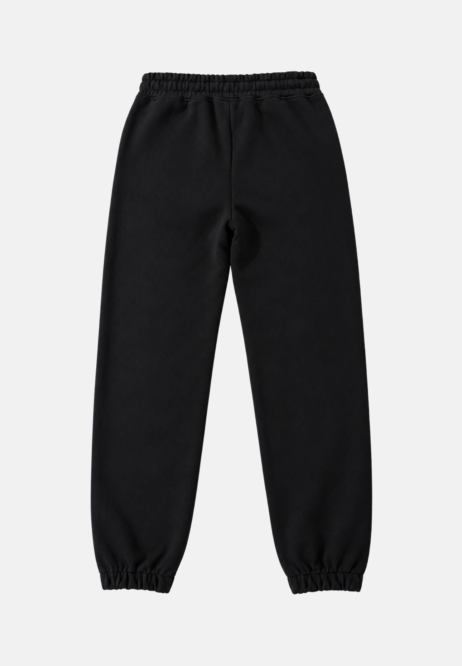 MARCELO BURLON COUNTY OF MILAN Pantaloni jogger neri per donna e ragazza con coulisse regolabile e logo frontale. F6CMJBFP051 110 MARCELO BURLON COUNTY OF MILAN 