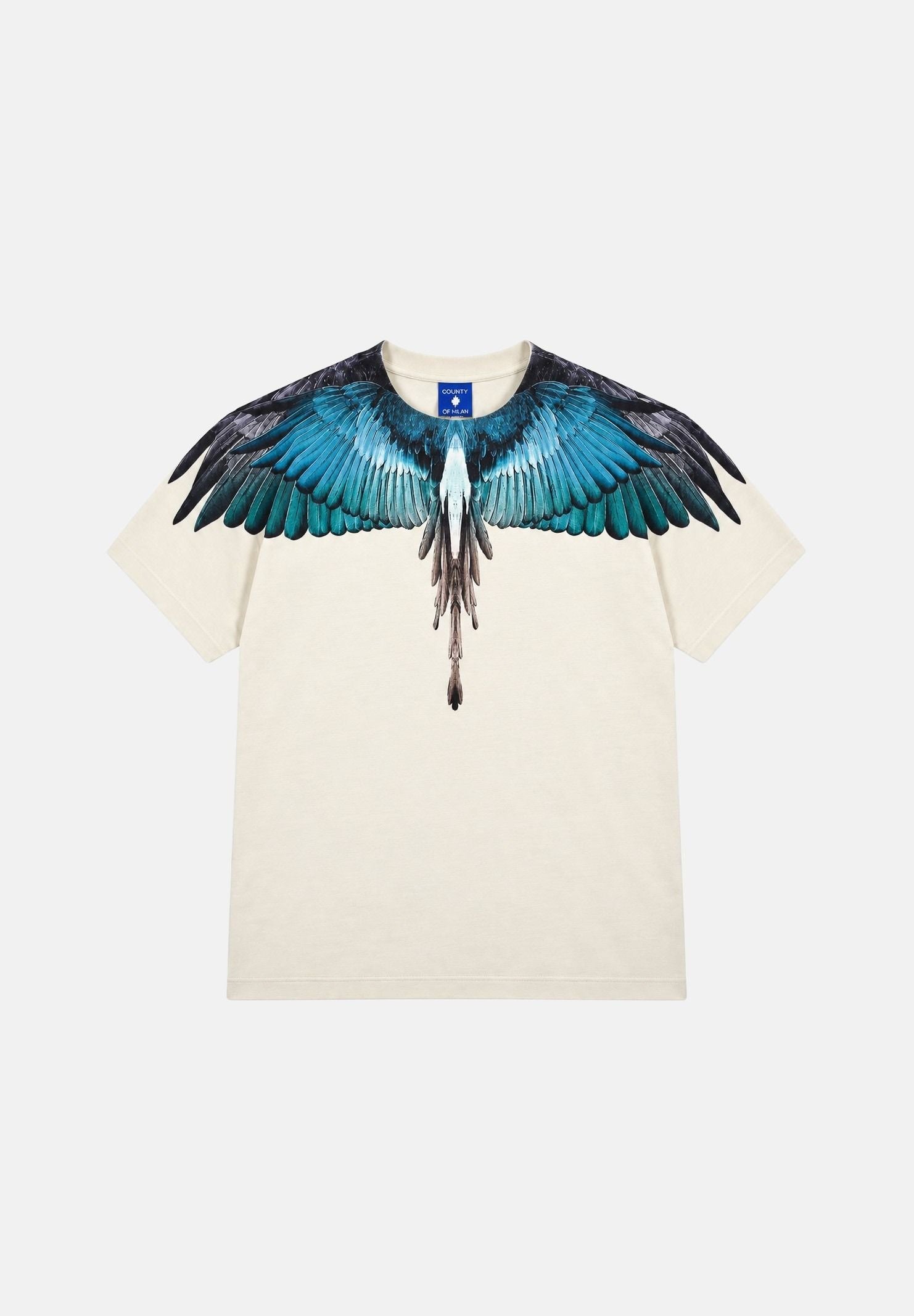 MARCELO BURLON COUNTY OF MILAN T-shirt WINGS cocco per donna, ragazzi e bambini F6CMJBTH034 412 MARCELO BURLON COUNTY OF MILAN 