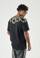 MARCELO BURLON COUNTY OF MILAN T-shirt manica corta SNAKE REAL nera da uomo F6CMMATH086 110 MARCELO BURLON COUNTY OF MILAN 