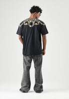 MARCELO BURLON COUNTY OF MILAN T-shirt manica corta SNAKE REAL nera da uomo F6CMMATH086 110 MARCELO BURLON COUNTY OF MILAN 