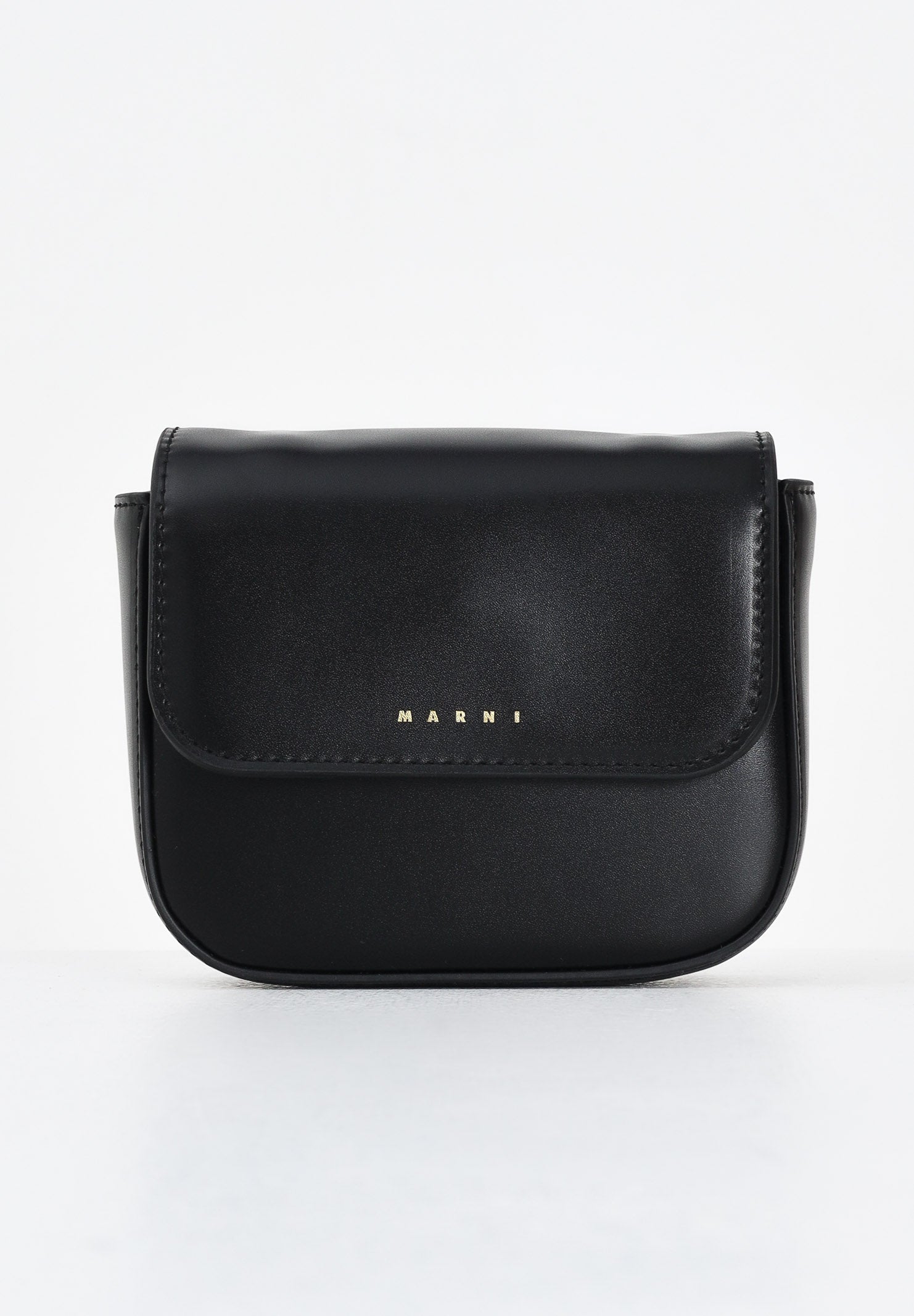 MARNI Borsa a tracolla in eco-pelle Punk nera da donna M01609M00TK 0M900 MARNI 