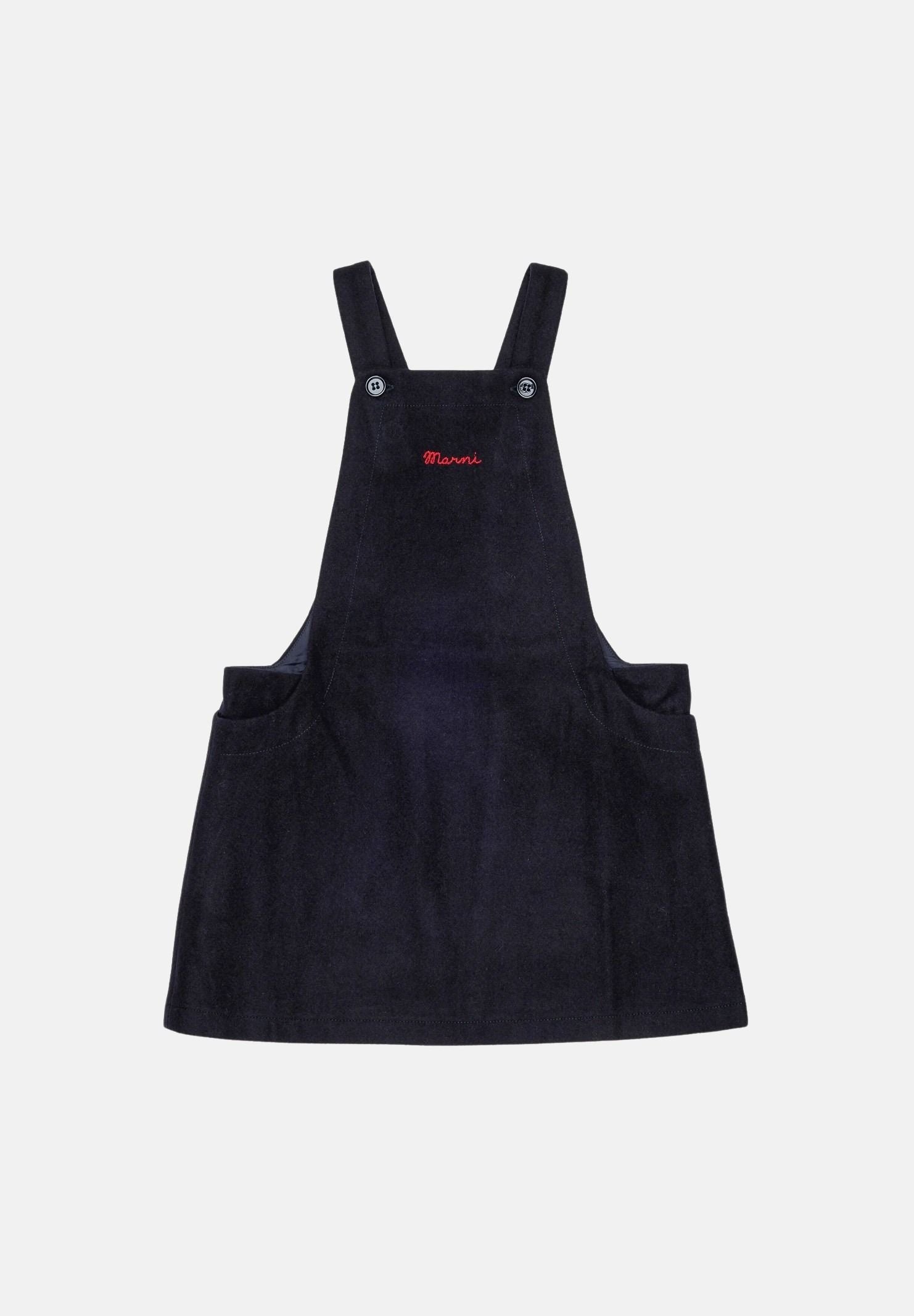 MARNI Salopette denim scuro per donna, ragazza e bambina con bretelle regolabili e tasche applicate M01847M00XK 0M862 MARNI 