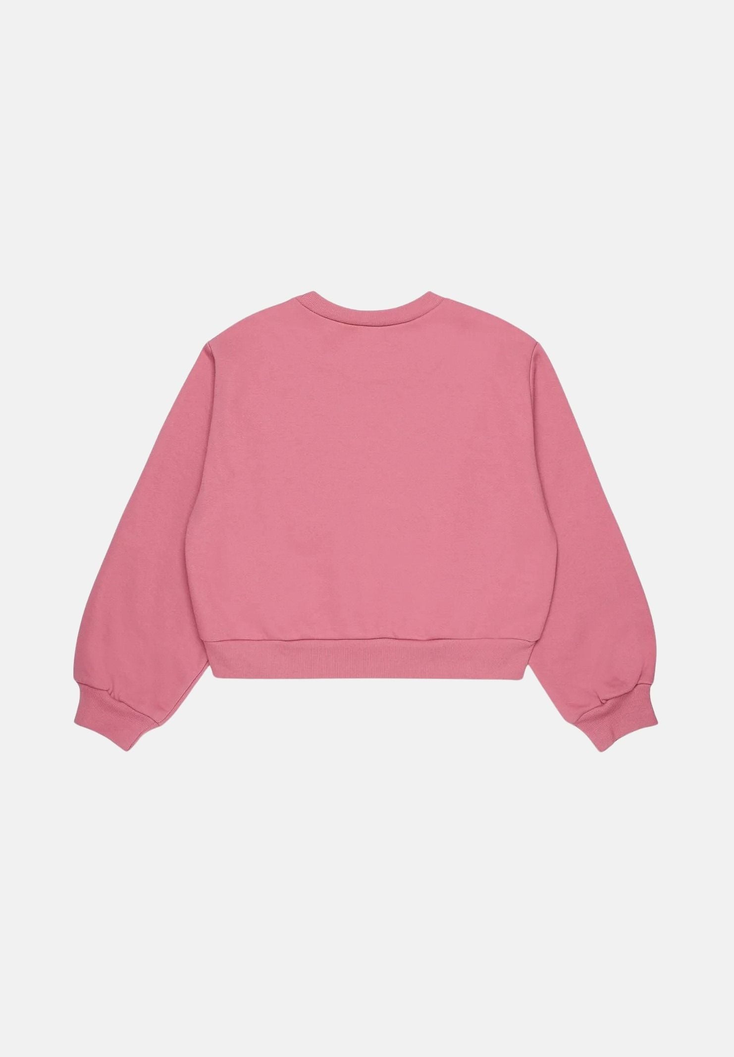 MARNI Felpa girocollo LOGO-PRINT SWEATSHIRT colore Sweet Pink, rosa per donna, ragazzi e bambini con logo frontale M01878M00V0 0M352 MARNI 