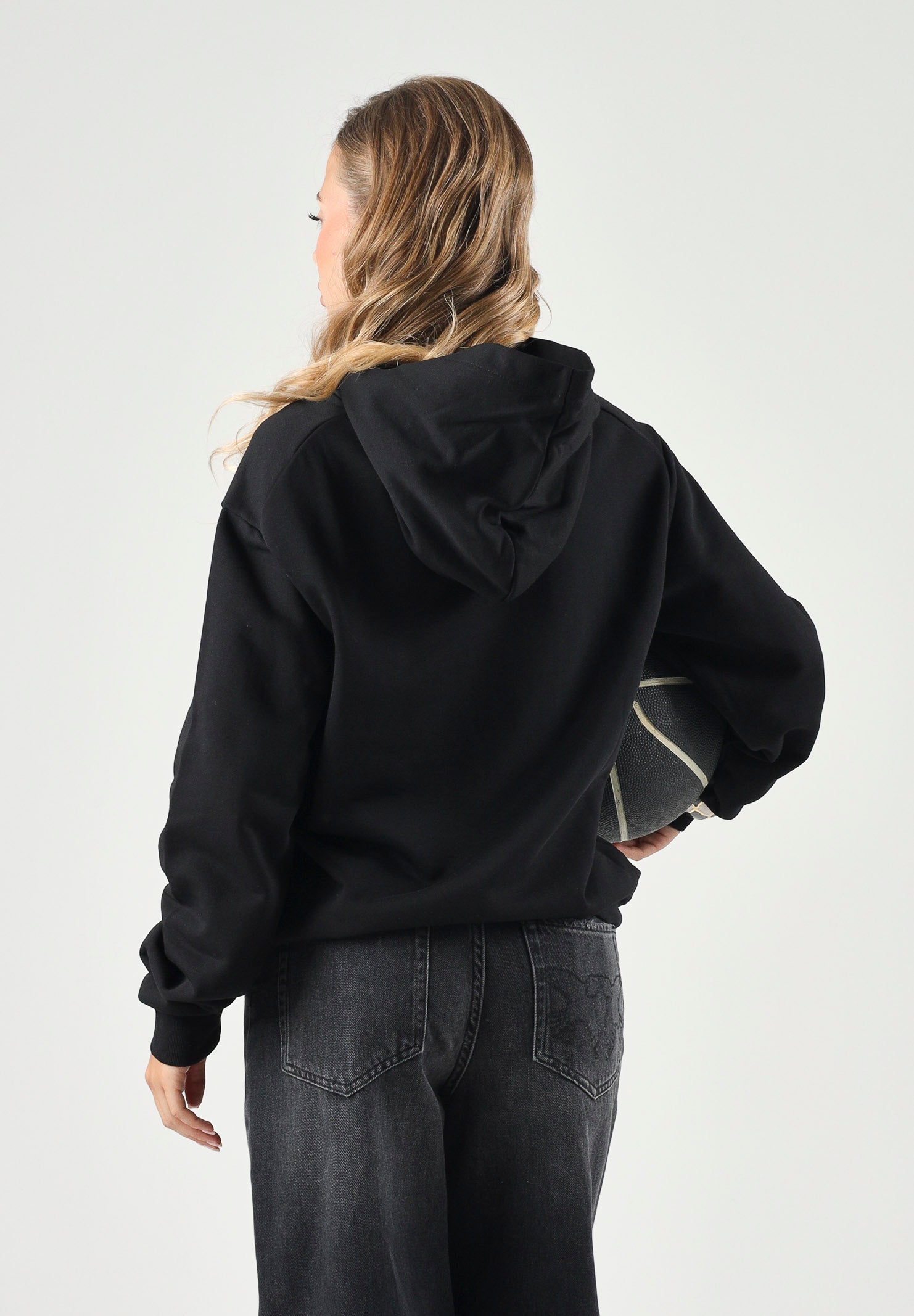 MARNI Felpa con cappuccio HODDIE nera  per donna, ragazzi e bambini con logo Marni frontale e tasca a marsupio. M01883M00V0 0M900 MARNI 